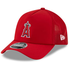Los Angeles Angels New Era 2026 Batting Practice Apex 9FORTY Adjustable Trucker Hat | MLB Sale