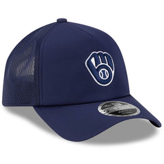 Milwaukee Brewers New Era 2026 Batting Practice Apex 9FORTY Adjustable Trucker Hat | MLB Shop