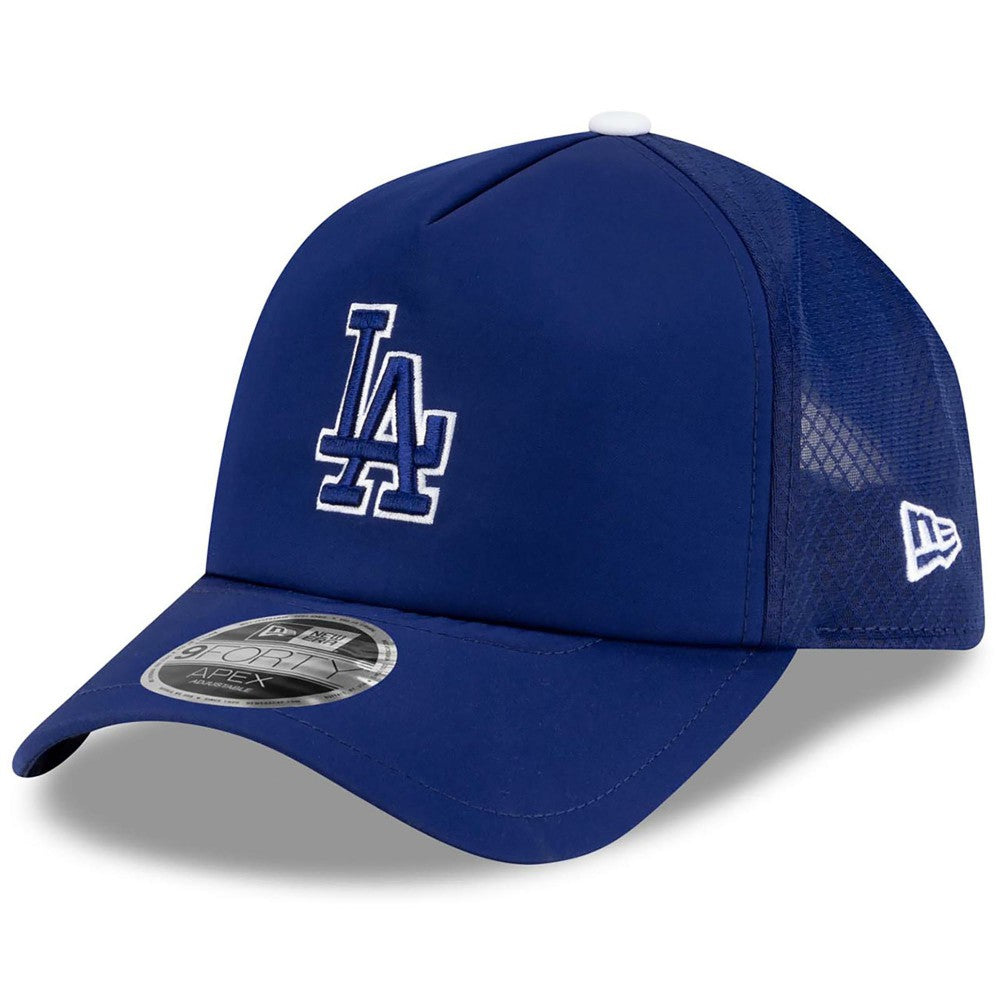Los Angeles Dodgers New Era 2026 Batting Practice Apex 9FORTY Adjustable Trucker Hat | MLB US