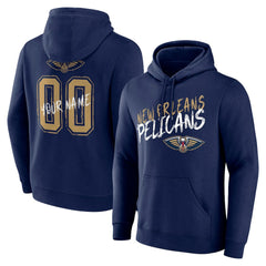New Orleans Pelicans Hustle Custom Pullover Hoodie New