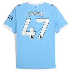 Phil Foden Manchester City 2025/26 Home Replica Player Jersey Sky Blue - Puma