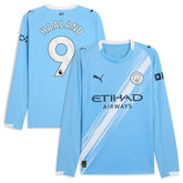 Erling Haaland Manchester City 2025/26 Home Replica Long Sleeve Player Jersey Sky Blue - Puma