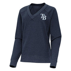 Tampa Bay Rays Antigua Women's Varsity Tri-Blend V-Neck Long Sleeve T-Shirt | MLB Shop