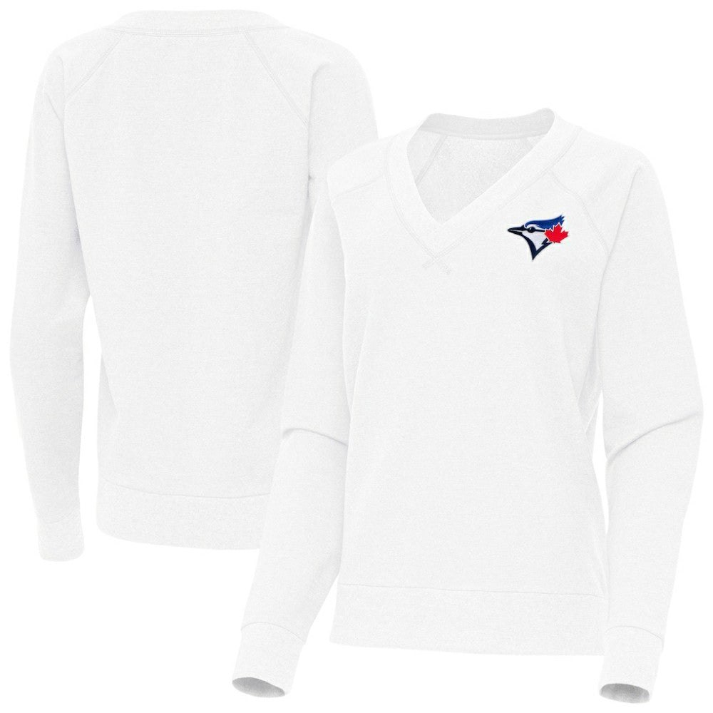 Toronto Blue Jays Antigua Women's Varsity Tri-Blend V-Neck Long Sleeve T-Shirt | MLB Online
