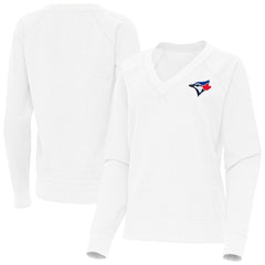 Toronto Blue Jays Antigua Women's Varsity Tri-Blend V-Neck Long Sleeve T-Shirt | MLB Online