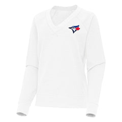 Toronto Blue Jays Antigua Women's Varsity Tri-Blend V-Neck Long Sleeve T-Shirt | MLB Online