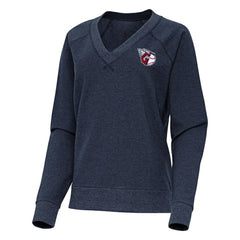Cleveland Guardians Antigua Women's Varsity Tri-Blend V-Neck Long Sleeve T-Shirt | MLB Online