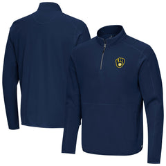 Milwaukee Brewers Antigua Step Up Quarter-Zip Pullover | MLB On Sale
