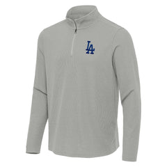 Los Angeles Dodgers Antigua Sync Tri-Blend Quarter-Zip Pullover | MLB New