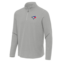 Toronto Blue Jays Antigua Sync Tri-Blend Quarter-Zip Pullover | MLB Online