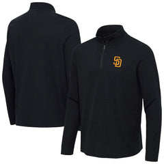 San Diego Padres Antigua Sync Tri-Blend Quarter-Zip Pullover | MLB Outlet
