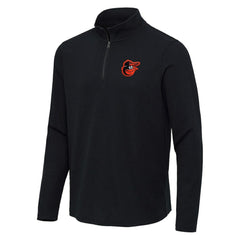 Baltimore Orioles Antigua Sync Tri-Blend Quarter-Zip Pullover | MLB Online