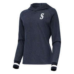 Seattle Mariners Antigua Women's Trek Pullover Hoodie | MLB Discount