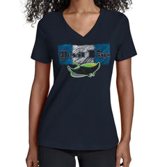 Tampa Bay Rays Starter Women's Team Color Shading V-Neck T-Shirt | MLB Online