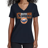 Houston Astros Starter Women's Team Color Shading V-Neck T-Shirt | MLB Outlet