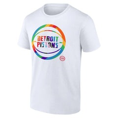 Detroit Pistons Team Logo Pride T-Shirt sale Online