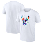 Milwaukee Bucks Team Logo Pride T-Shirt For Sale