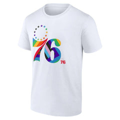 Philadelphia 76ers Team Logo Pride T-Shirt For Sale