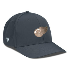 Detroit Red Wings Levelwear Rise Copper Insignia Flex Hat For Sale
