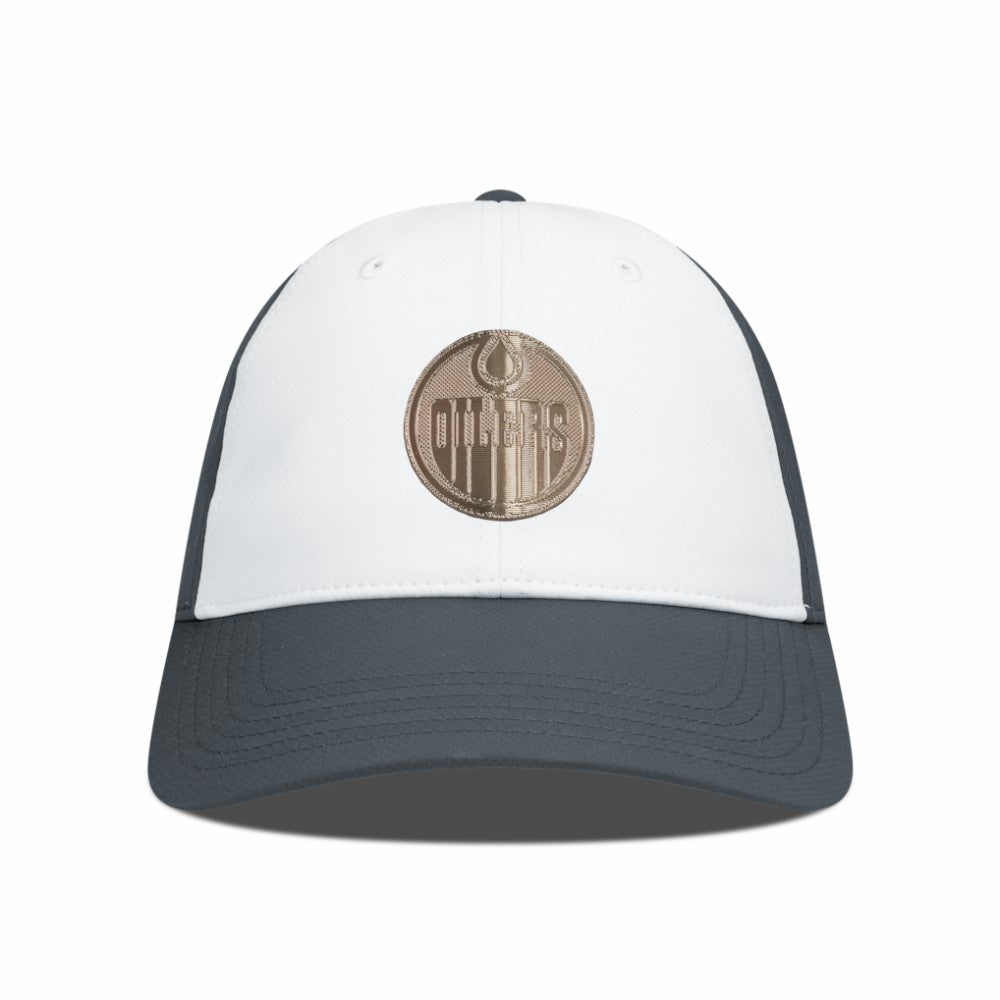 Edmonton Oilers Levelwear Endure Copper Insignia Adjustable Hat Sale