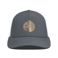 Edmonton Oilers Levelwear Signal Copper Insignia Trucker Adjustable Hat Outlet