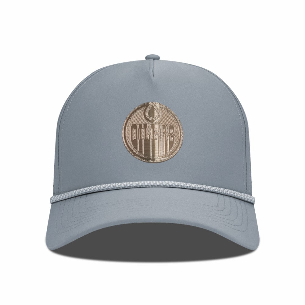 Edmonton Oilers Levelwear Gordon Copper Insignia Vented Adjustable Hat For Sale