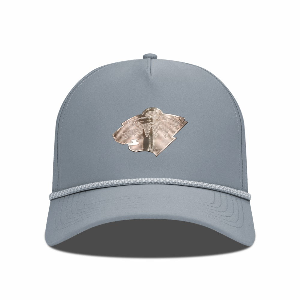Minnesota Wild Levelwear Gordon Copper Insignia Vented Adjustable Hat For Sale