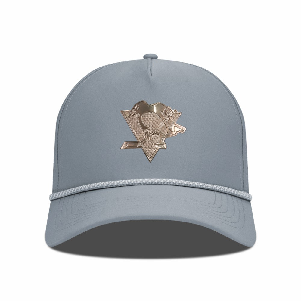 Pittsburgh Penguins Levelwear Gordon Copper Insignia Vented Adjustable Hat For Sale