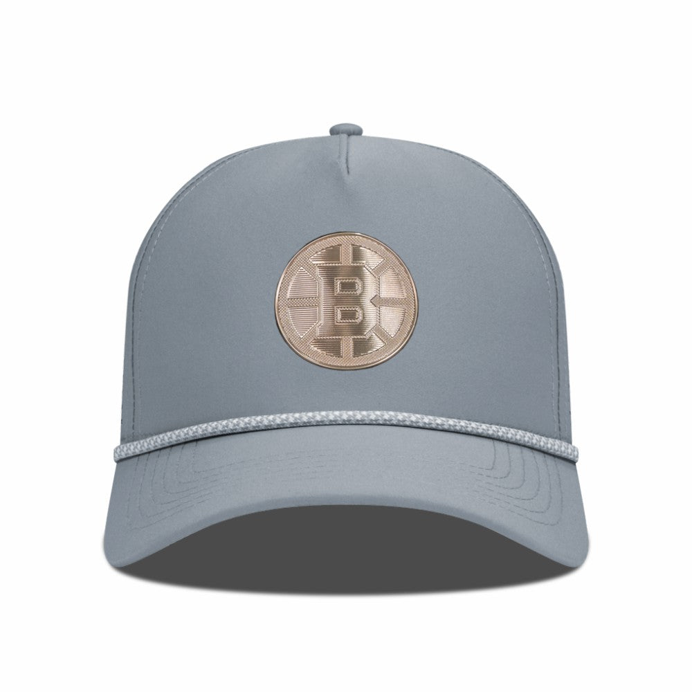 Boston Bruins Levelwear Gordon Copper Insignia Vented Adjustable Hat For Sale