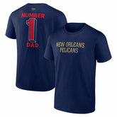 New Orleans Pelicans #1 Dad Jersey T-Shirt On Sale