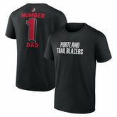 Portland Trail Blazers #1 Dad Jersey T-Shirt On Sale