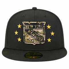 New York Rangers New Era Military Appreciation Digital Camo Stars 59FIFTY Fitted Hat For Sale
