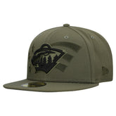 Minnesota Wild New Era Military Appreciation Flag 59FIFTY Fitted Hat Discount