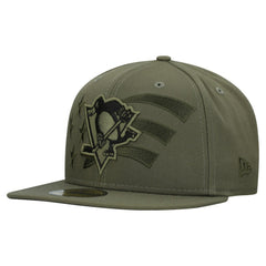 Pittsburgh Penguins New Era Military Appreciation Flag 59FIFTY Fitted Hat Sale