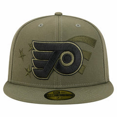 Philadelphia Flyers New Era Military Appreciation Flag 59FIFTY Fitted Hat Sale