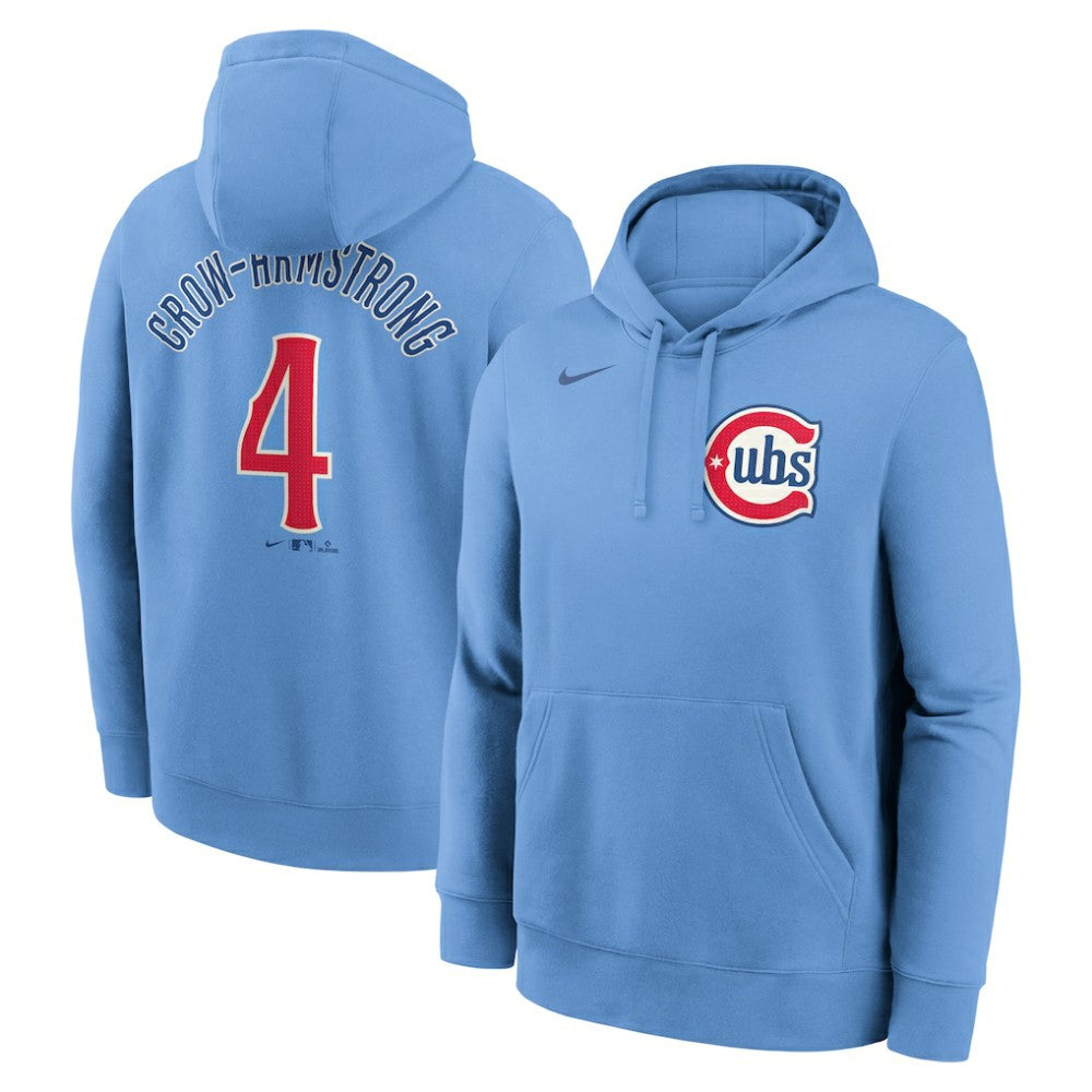 Pete Crow-Armstrong Chicago Cubs Nike Player Name & Number Club Fleece Pullover Hoodie | MLB On Sale