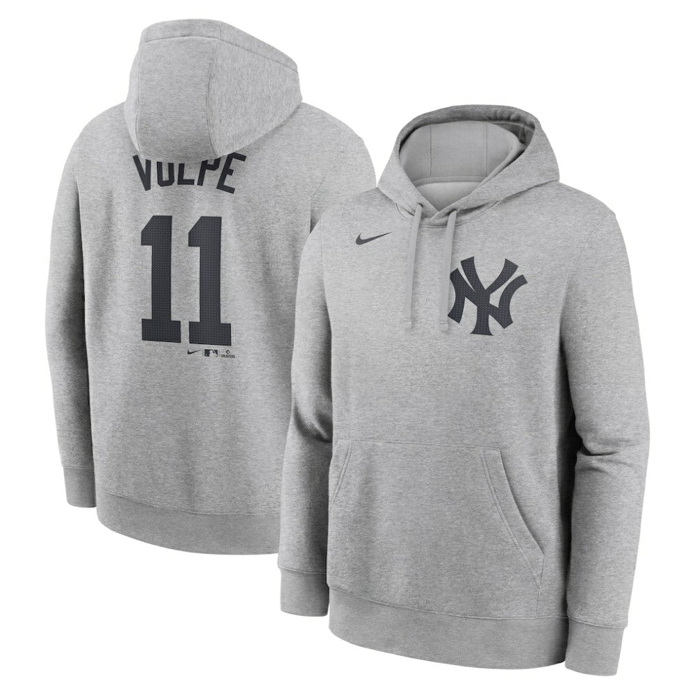 Anthony Volpe New York Yankees Nike Player Name & Number Club Fleece Pullover Hoodie | MLB For sale