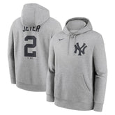 Derek Jeter New York Yankees Nike Player Name & Number Club Fleece Pullover Hoodie | MLB For sale