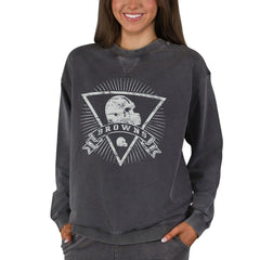 Cleveland Browns Concepts Sport Women's Boxy Mist French Terry Long Sleeve Top