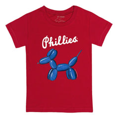 Philadelphia Phillies Tiny Turnip Youth Balloon Dog T-Shirt | MLB For sale