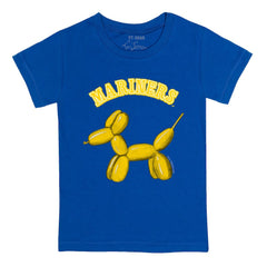 Seattle Mariners Tiny Turnip Youth Balloon Dog T-Shirt | MLB New