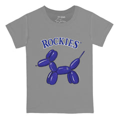 Colorado Rockies Tiny Turnip Youth Balloon Dog T-Shirt | MLB Outlet