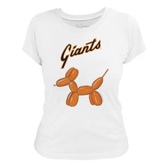 San Francisco Giants Tiny Turnip Women's Balloon Dog T-Shirt | MLB Outlet