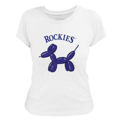 Colorado Rockies Tiny Turnip Women's Balloon Dog T-Shirt | MLB Online