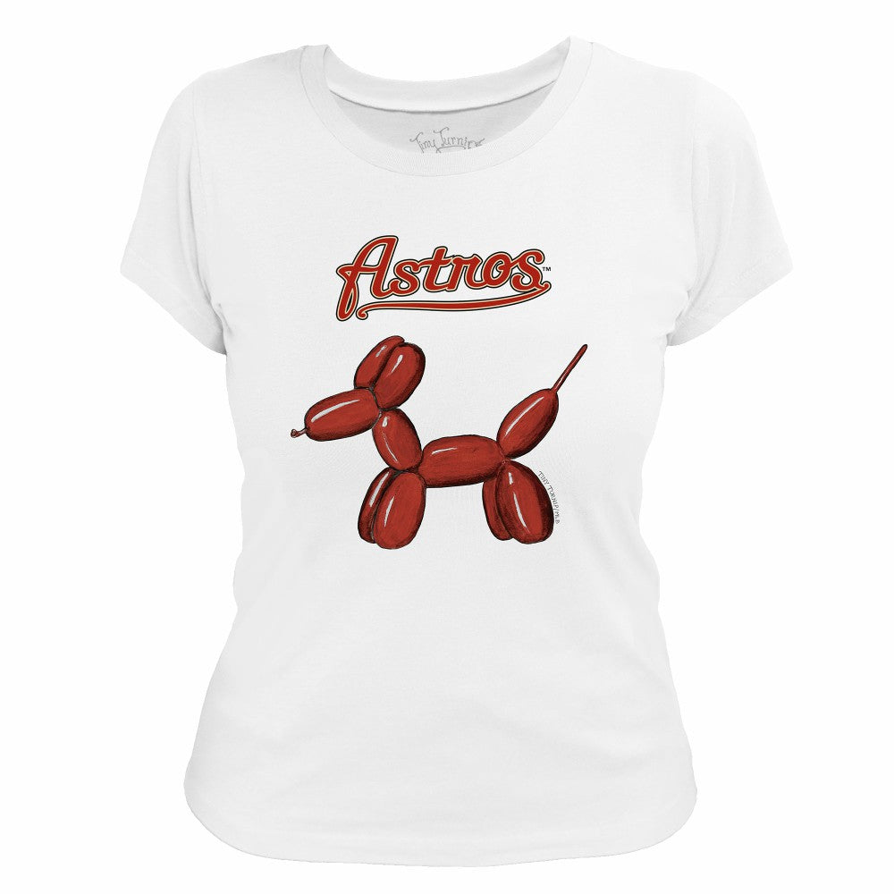 Houston Astros Tiny Turnip Women's Balloon Dog T-Shirt | MLB Discount