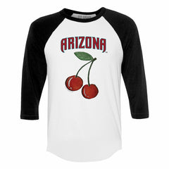 Arizona Diamondbacks Tiny Turnip Women's Cherries 3/4-Sleeve Raglan Baseball T-Shirt | MLB Online