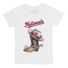 Washington Nationals Tiny Turnip Youth Cowboy Boot T-Shirt | MLB For sale