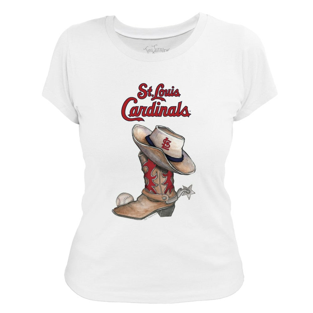 St. Louis Cardinals Tiny Turnip Women's Cowboy Boot T-Shirt | MLB Near me