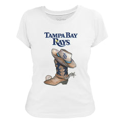 Tampa Bay Rays Tiny Turnip Women's Cowboy Boot T-Shirt | MLB Online