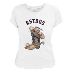 Houston Astros Tiny Turnip Women's Cowboy Boot T-Shirt | MLB Shop